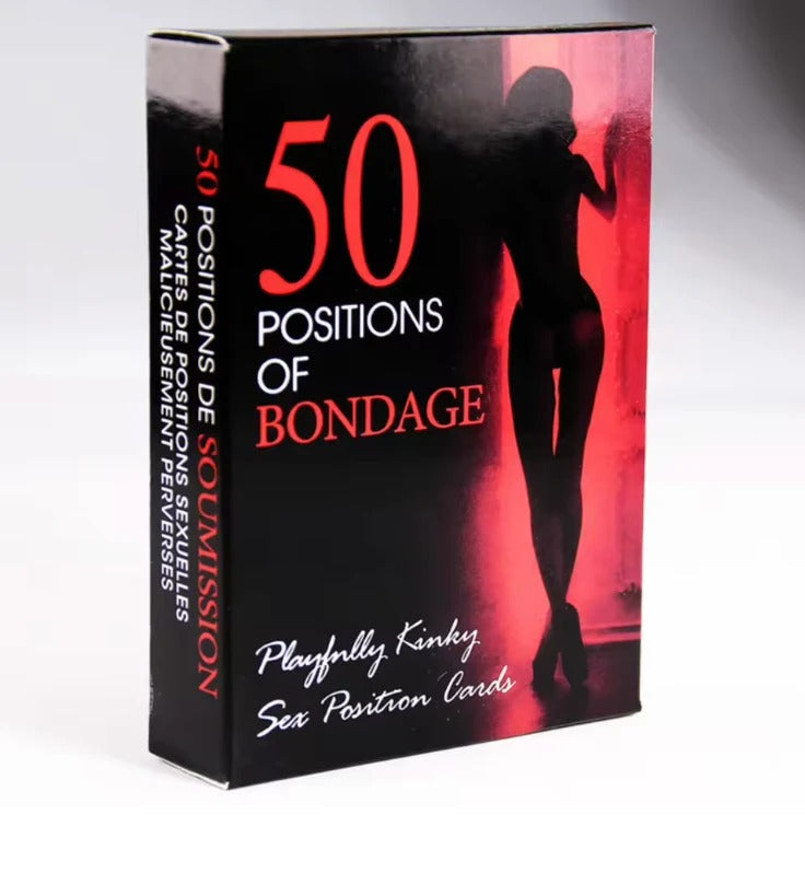 50 Positions de Bondage – Jeu de cartes coquin pour couples