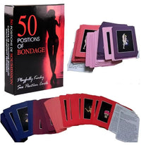 50 Positions de Bondage – Jeu de cartes coquin pour couples