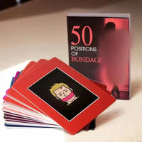 50 Positions de Bondage – Jeu de cartes coquin pour couples